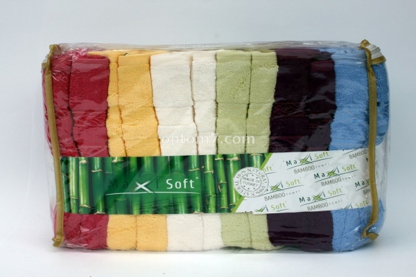 Полотенце махровое 50х90 "MaxiSoft" Bamboo